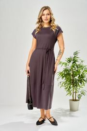 Платье Ava fashion арт. М-199 баклажановый