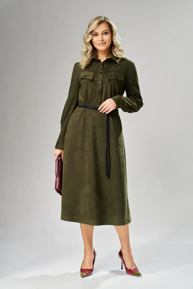 Sukienka Ava fashion #M-239 xaki