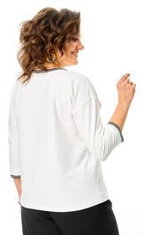 Блузки, туники Rumoda 2261 дл. р. молочный-черный