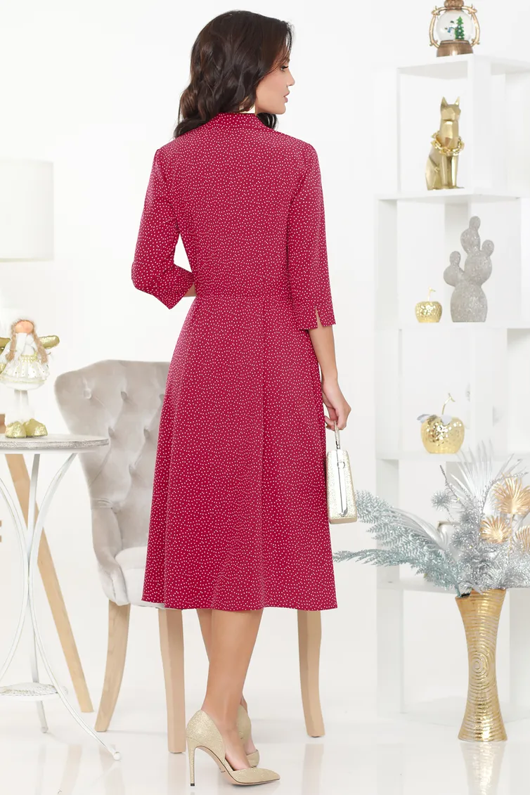 Sukienka DS Trend #P-3402 (Pryamo v tochku, red)
