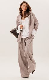 Trousers DILIA 4008 korichnevyj