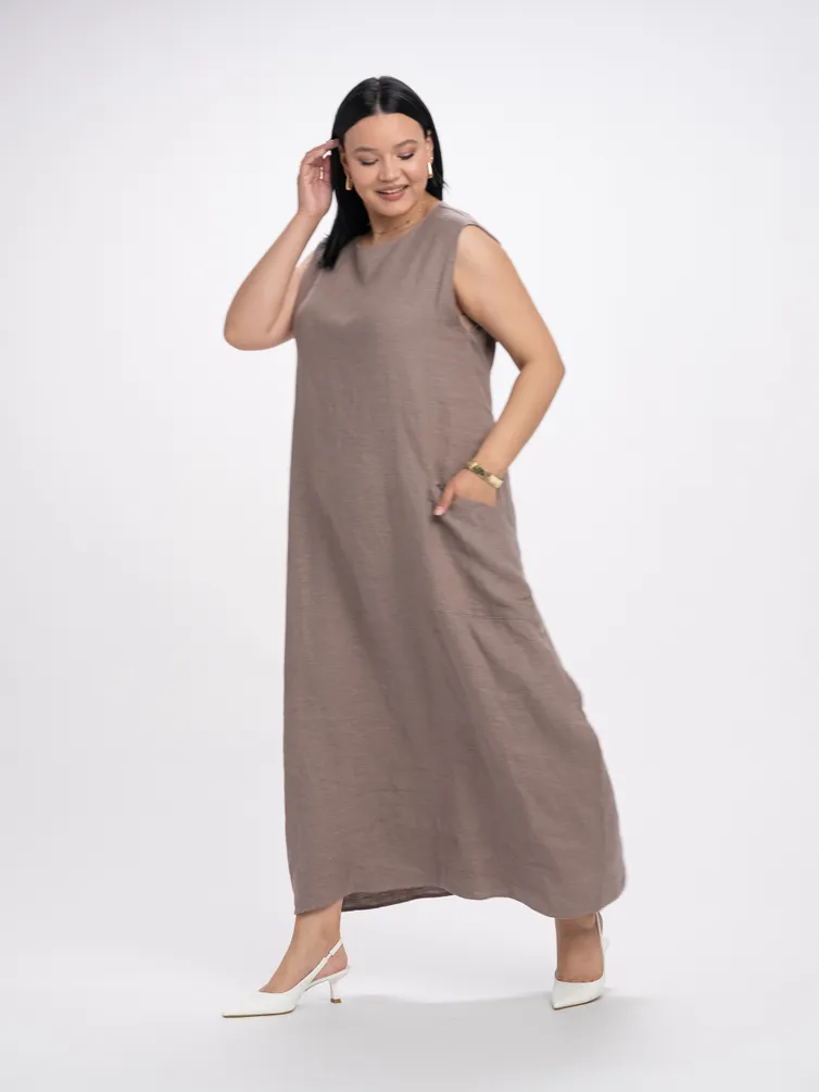 Sukienka FASHION CENTRE #L-4258/Kakao/170