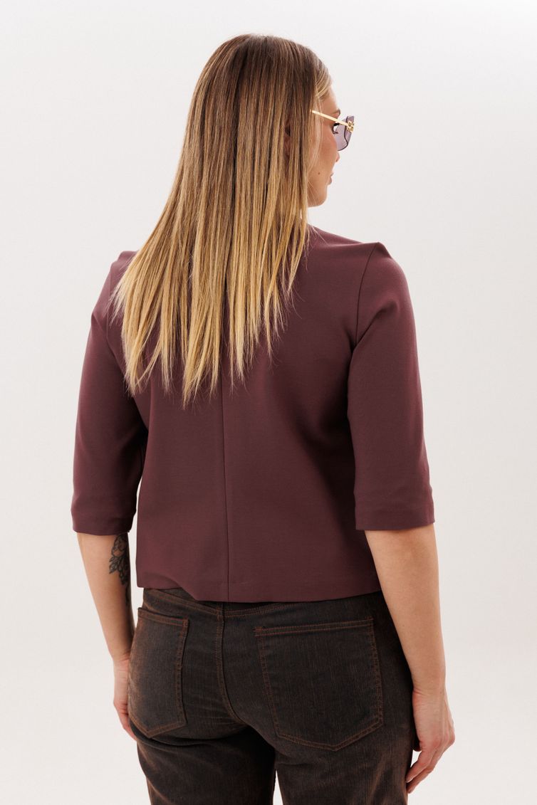 Блуза Anelli Laurel арт. 1824 махагон