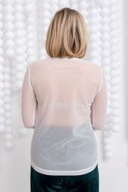 Blouses & tounics TOOK A LOOK & Angelika #AV-08s napylenie belyj