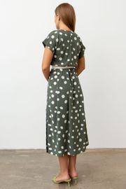 Dress TOOK A LOOK & Angelika #A-229 gorox na olive