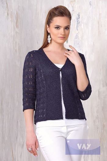 1307 т.син жакет