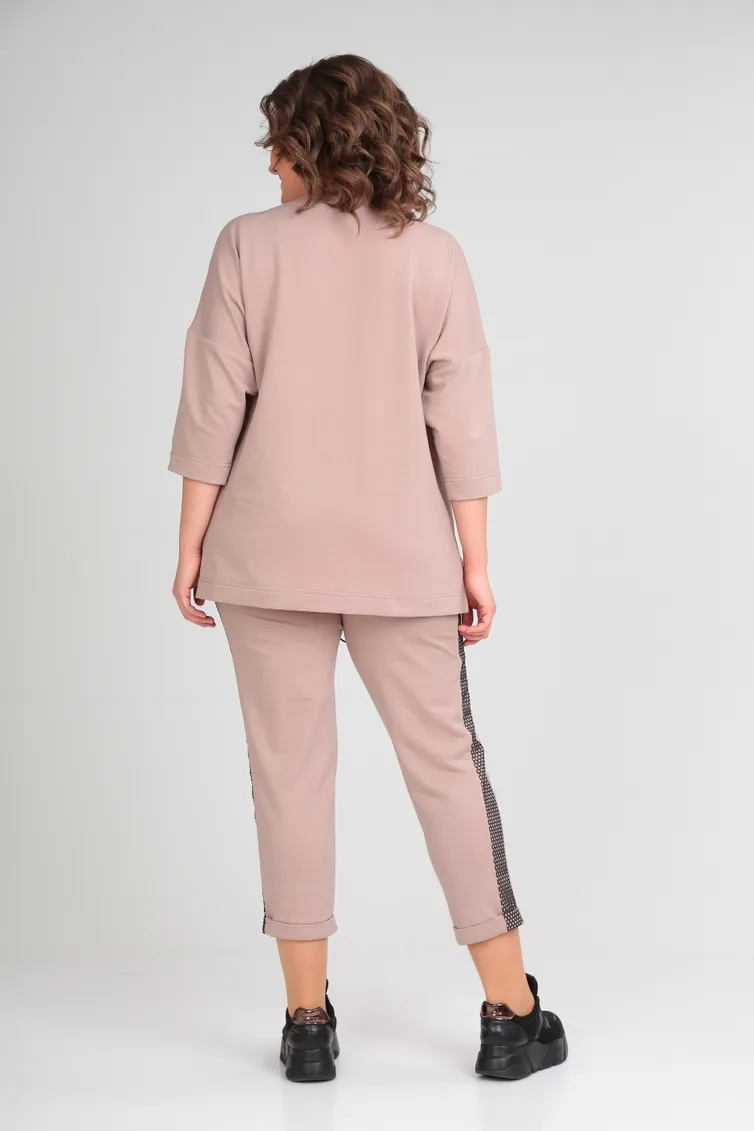 Garnitur Michel Chic #1329/1 pudra, chernyj