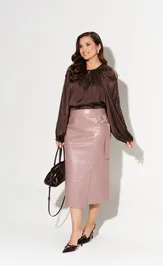 Юбка Alta Moda 1015-4 розовый тауп