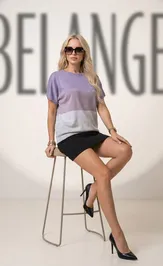 Джемпер BELANGE 2904 лиловый
