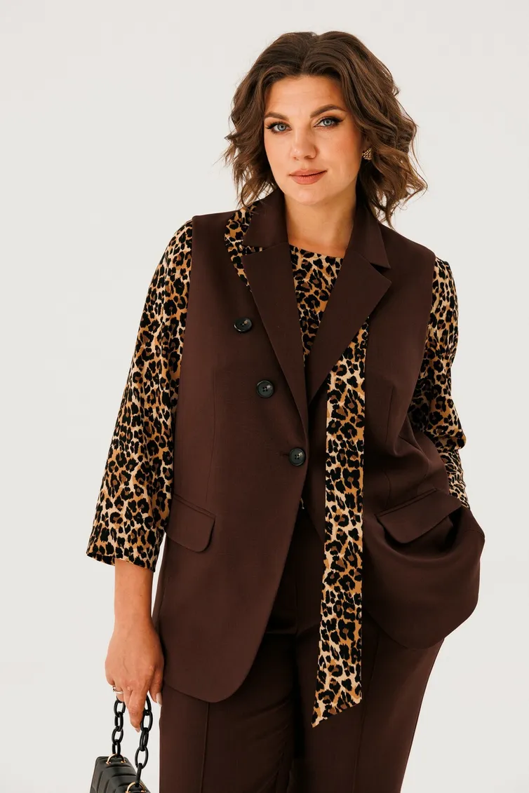 Garnitur Vilena-fashion #999 shokolad