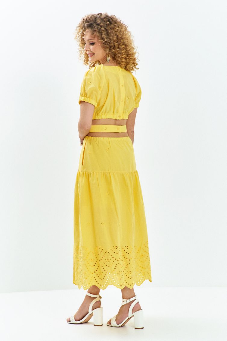 Dress Euromoda #721 zheltyj