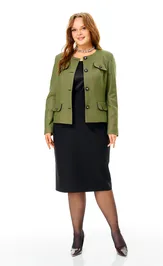 Garnitur Anastasia MAK 1354 Zeleno-chernyj
