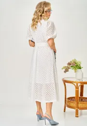 Sukienka Ava fashion #M-186 molochnyj