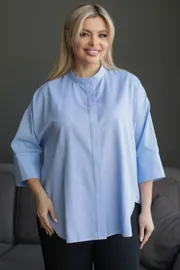 Bluzka NOVITA #1274 golubaya poloska