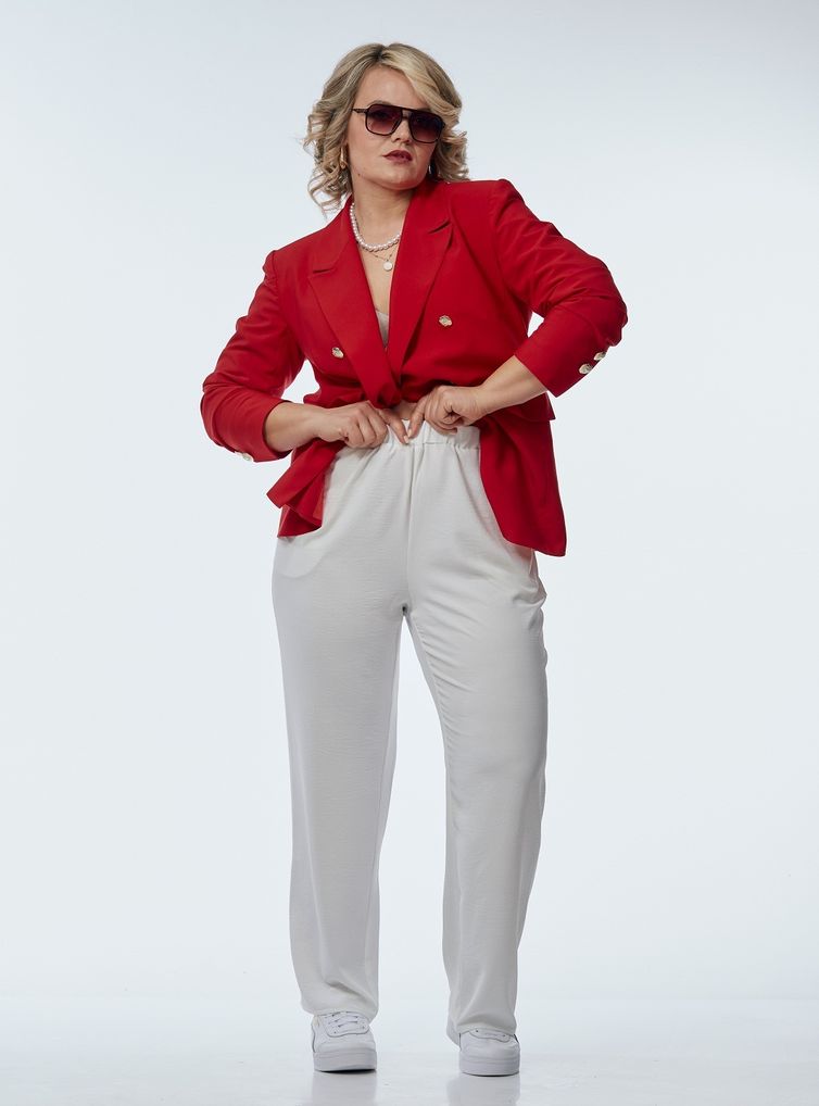 Костюм OVERYOU арт. 245 красный с белым