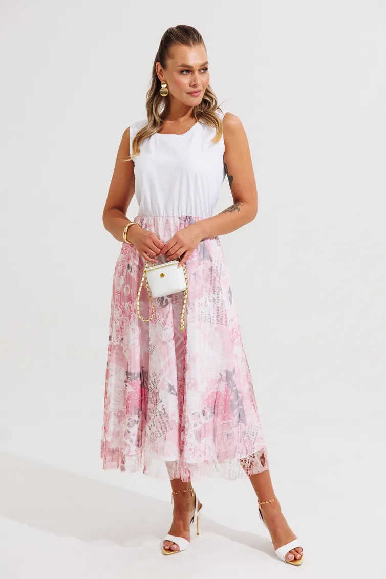 Zestaw Anastasia #1375 belyj+korall