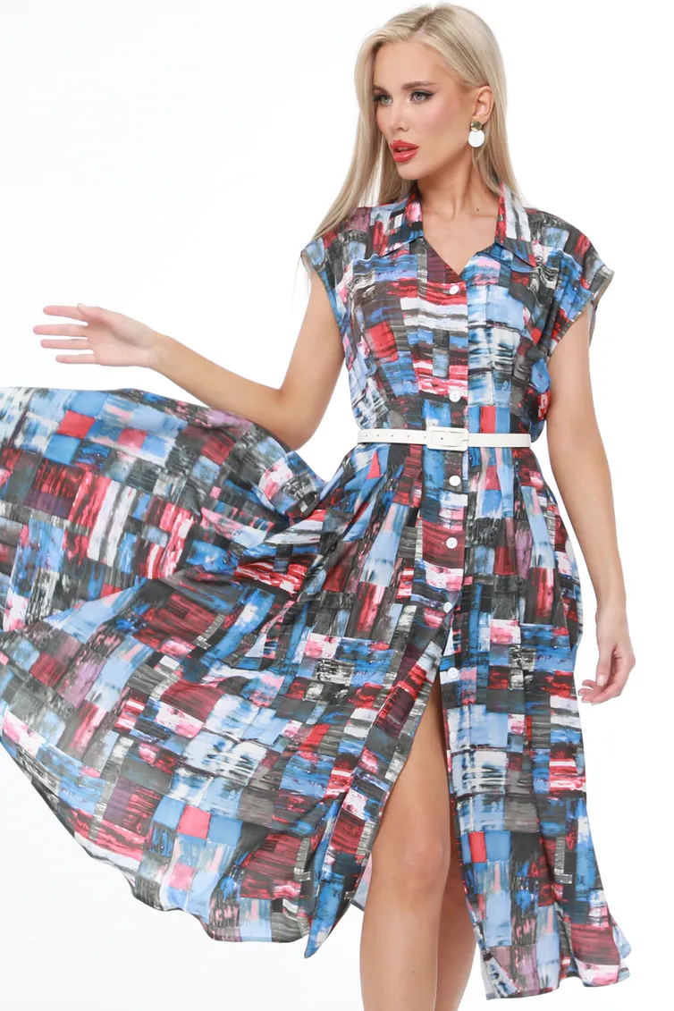 Dress DS Trend #P-4632 (Vdoxnovlyayushhaya istoriya, print)