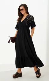 Dress PND 89580 chernyj