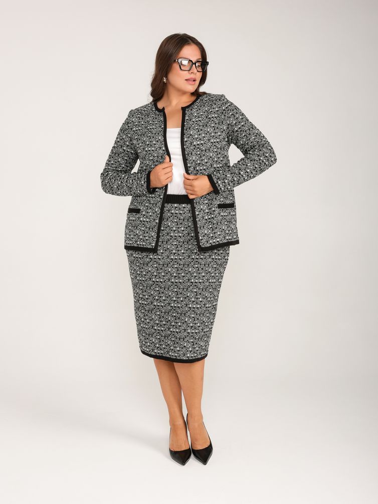 Комплект BONADI арт. 2131 черно-белый