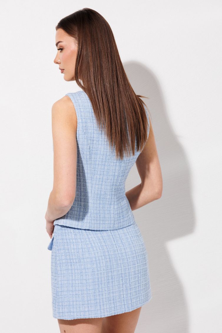Юбка V&N fashion арт. 1105_голубой