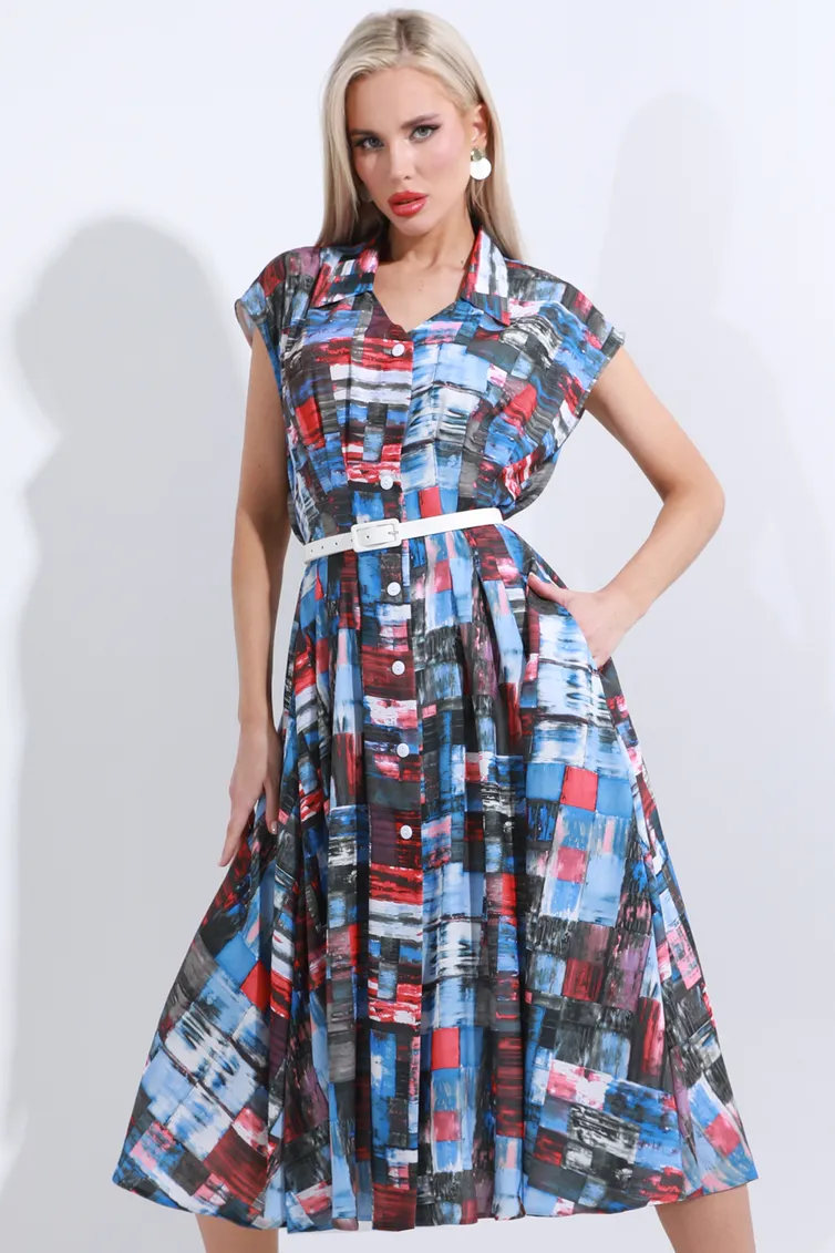 Dress DS Trend #P-4632 (Vdoxnovlyayushhaya istoriya, print)