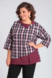 Блуза Michel Chic арт. 751/1 клетка