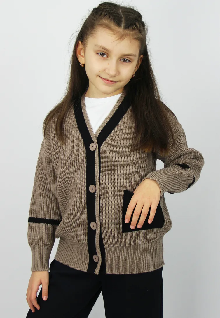 Джемперы POLESIE KIDS арт. С2202-23 4С0656-Д43 бледно-коричневый