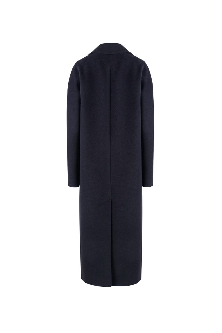 Пальто Elema арт. 1-2392 тёмно-синий 164