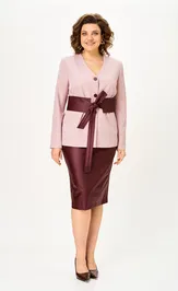 Garnitur Vilena-fashion 1147 krem+burgundi