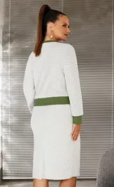 Костюм Galean Style 903.1 зеленый орнамент