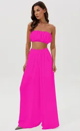 Spodnie V&N fashion 1155_malinovyj