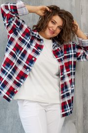 Рубашка BegiModa арт. 4103 красная клетка