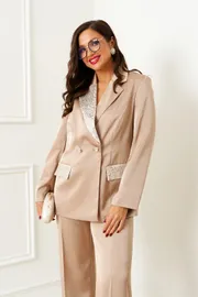 Suit Beautiful & Free #6398 latte