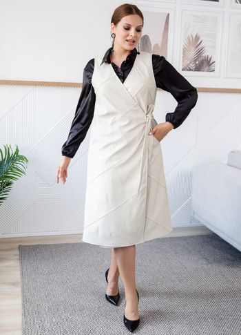 2567 Сарафан беж