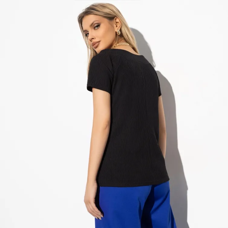 Koszula CHARUTTI #Radi udovolstviya (black)