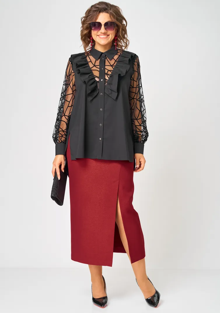 Blouse EVA GRANT #7174-1Vch