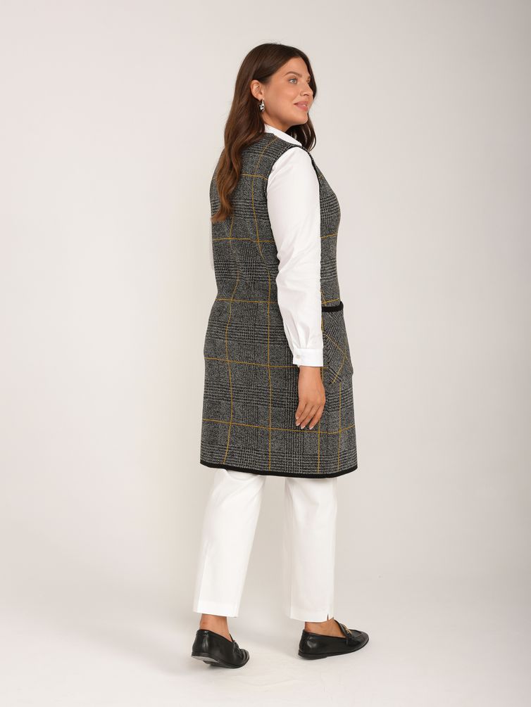 Swetry, kardigany, żakiety BONADI #1926 gorchica