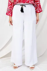 Trousers TOOK A LOOK & Angelika #AB-013k belyj