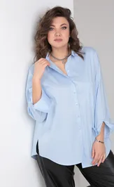 Рубашка BLISS 8310 Голубой RIZO