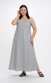 Sukienka FASHION CENTRE L-4259/Svetlo-seryj melanzh/170