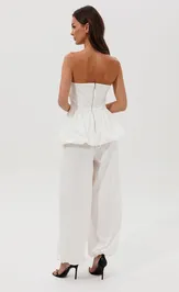 Spodnie V&N fashion 1161_belyj