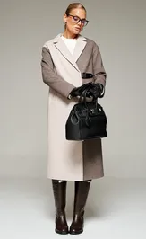 Coat Beautiful & Free 7014 korichnevo-pesochnyj