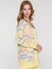 Sweter Newvay #7242-14130 limnyj shherbet/pudra/gol