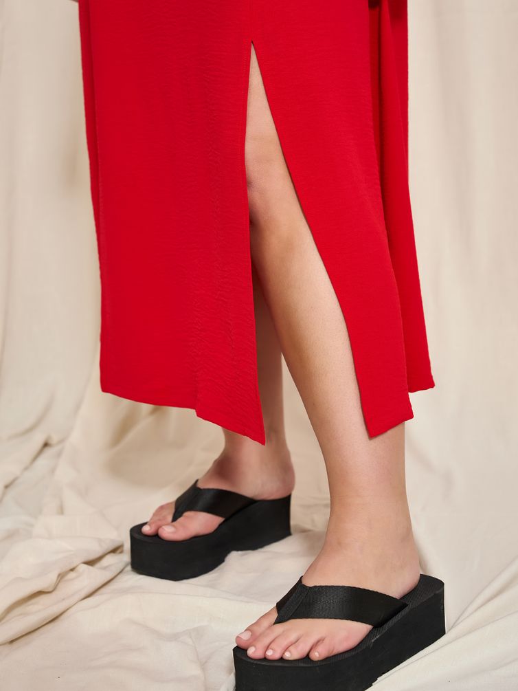 Платье DORA plus арт. 0332-1c красный