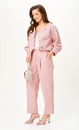Костюм Michel Chic 1450 жемчужно-розовый
