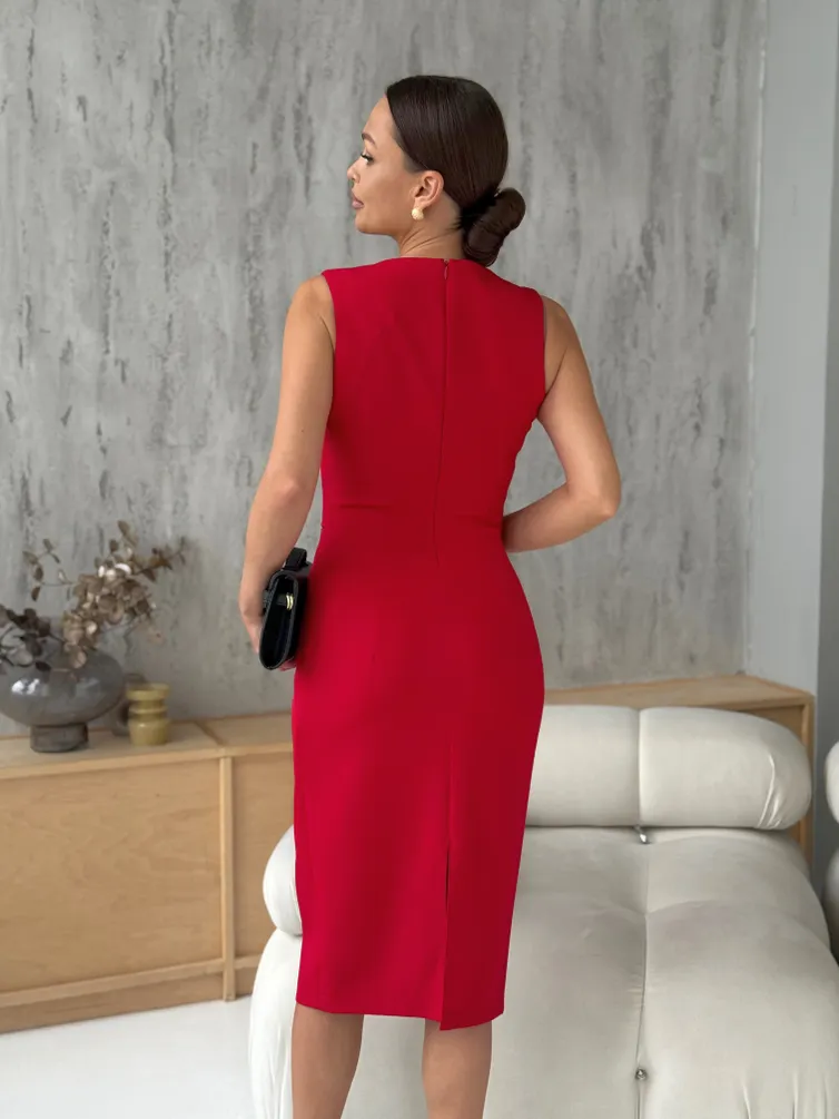 Suit Dilana Vip #2106 kostyum krasnyj
