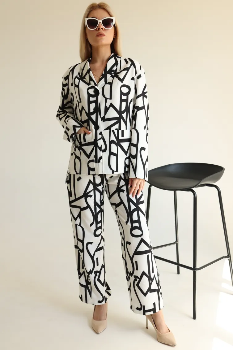Брюки AmberA Life арт. 255.1 zebra