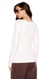 Jumper Elletto Life 13045 molochnyj