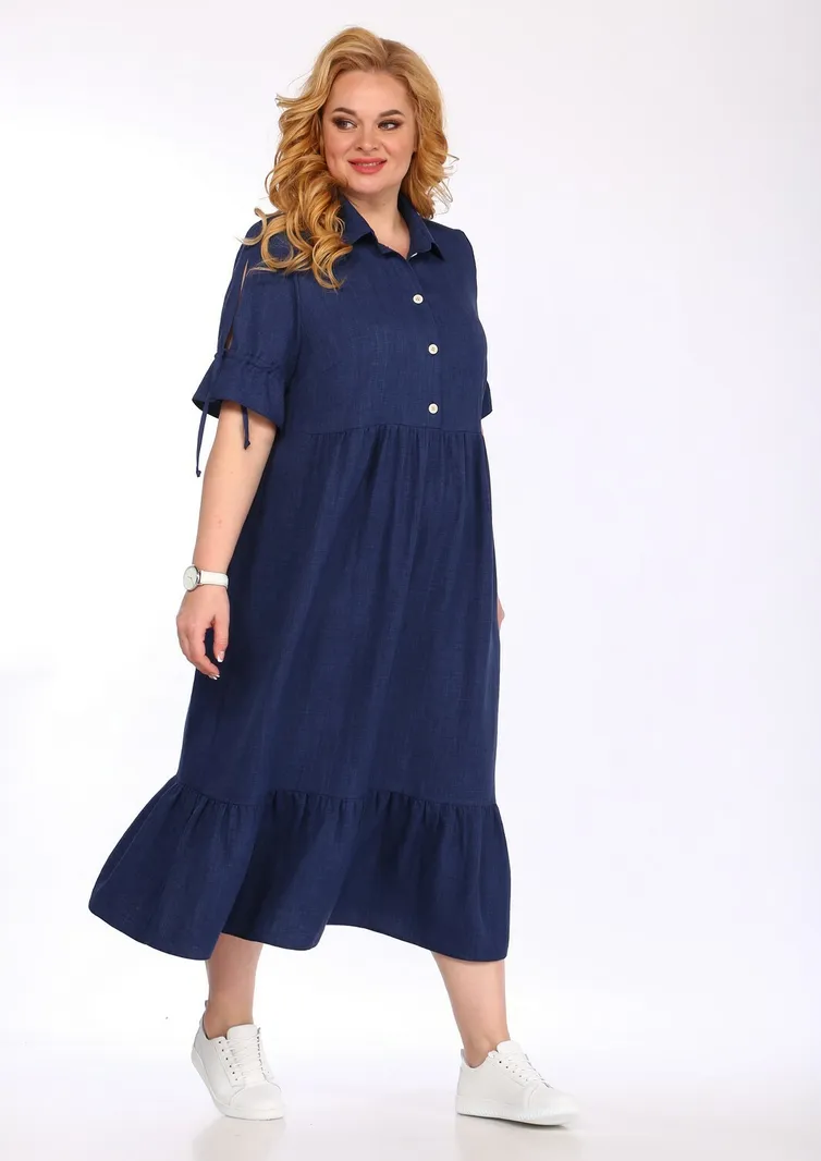 Sukienka Vilena-fashion #815 sinij