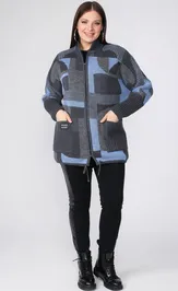 Cardigan BONADI 1865 goluboj